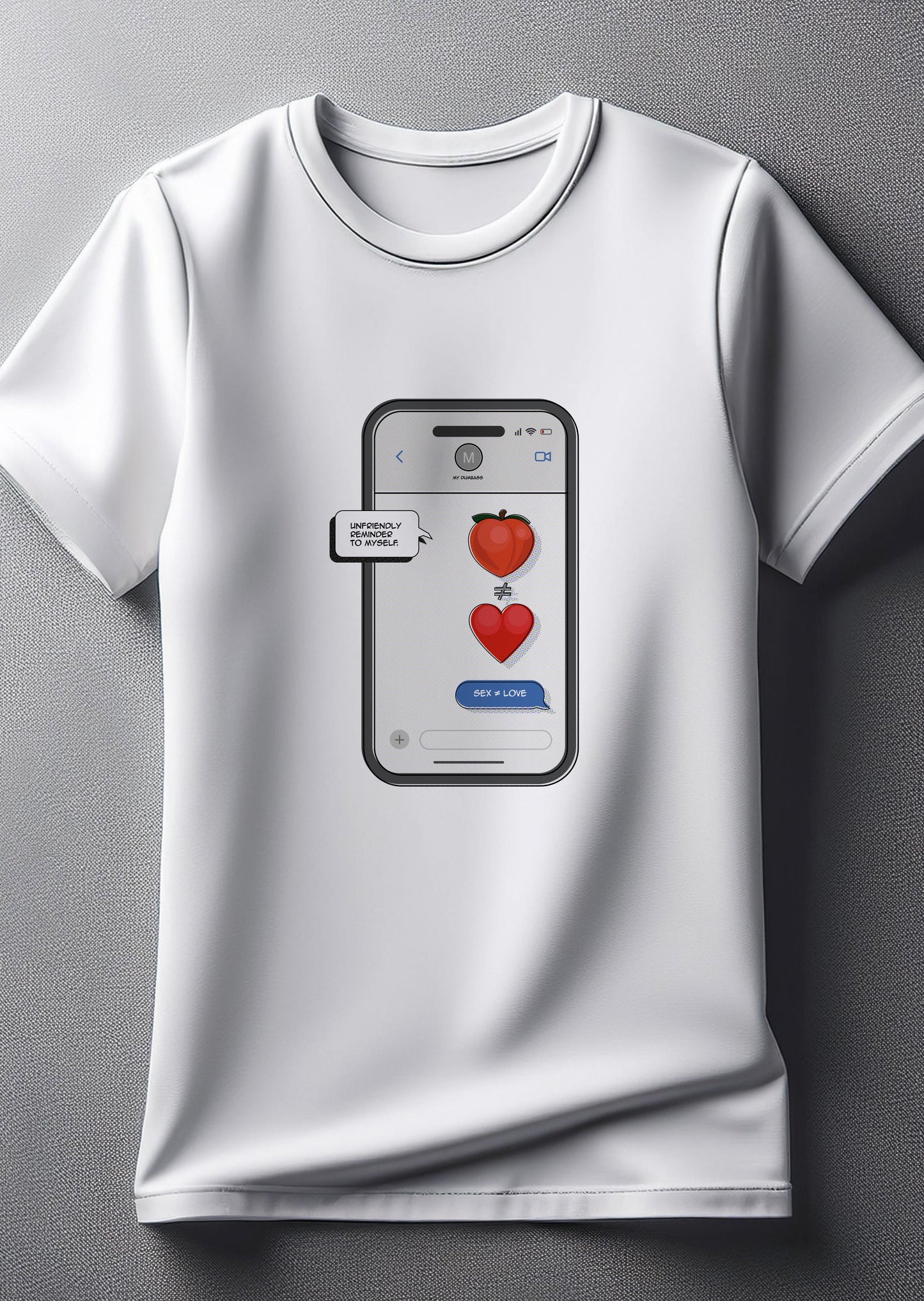 Unfriendly Reminder - Unisex Heavy Cotton Tee