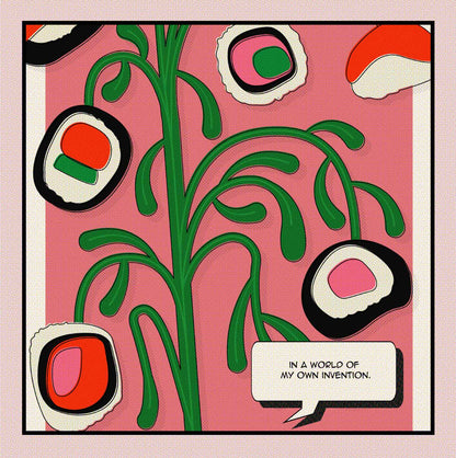 Oversized Tee — Sushi Tree