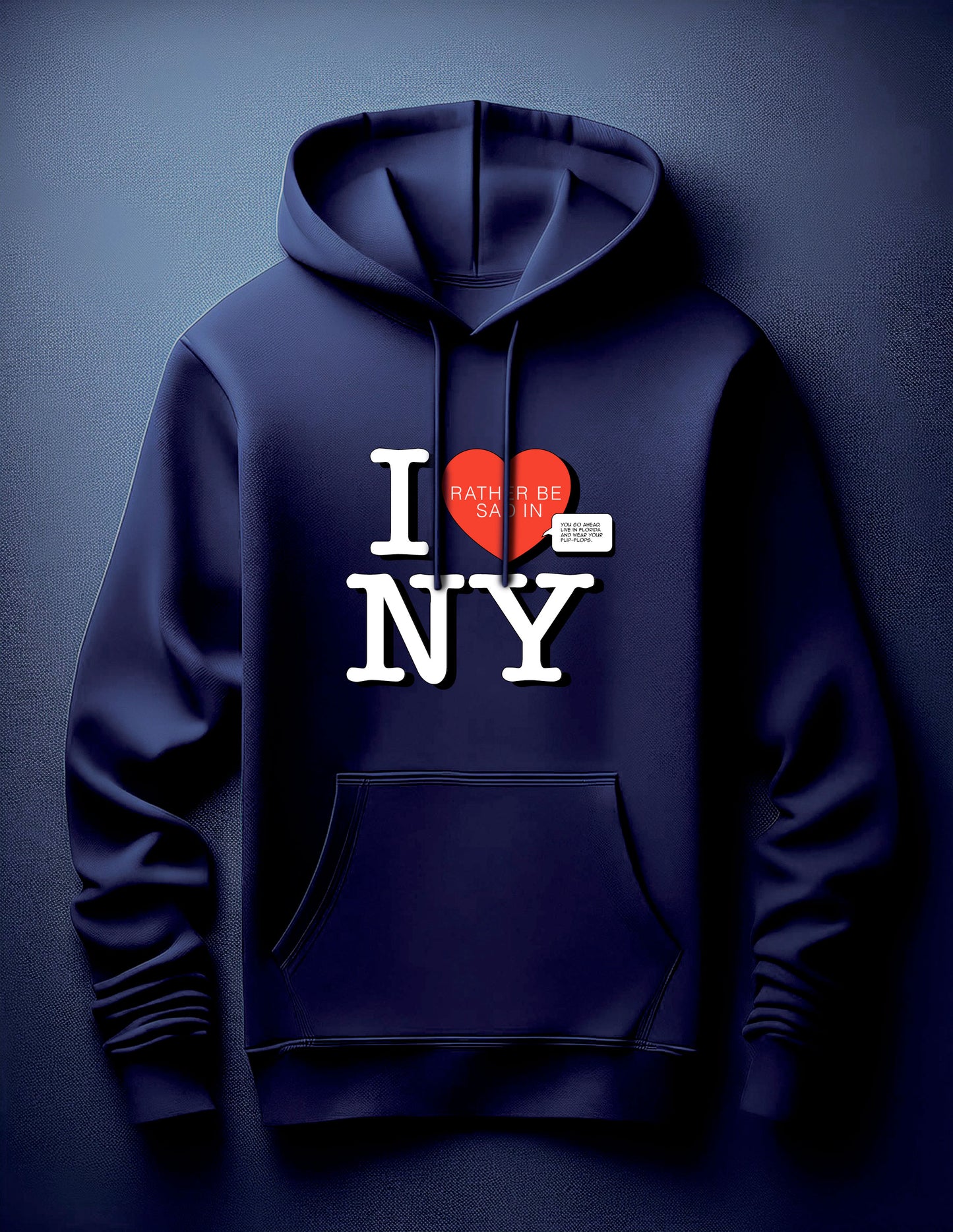 I Rather Be Sad in NY - Champion Sweatshirt