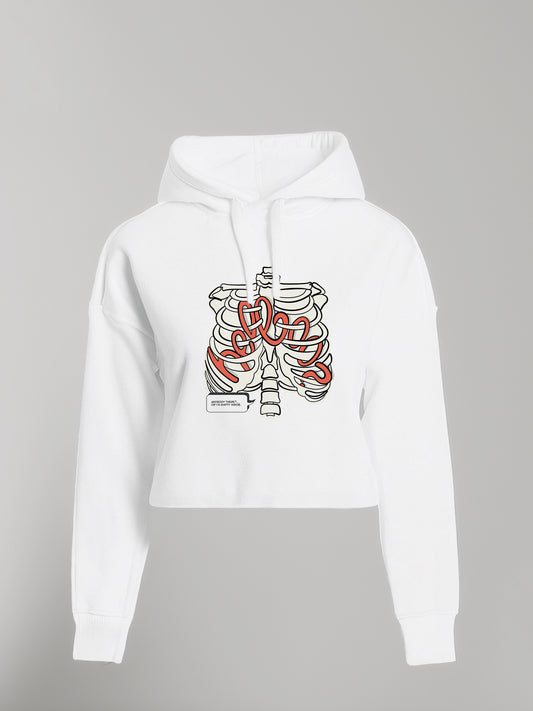 Hello? Women’s Cropped Hoodie