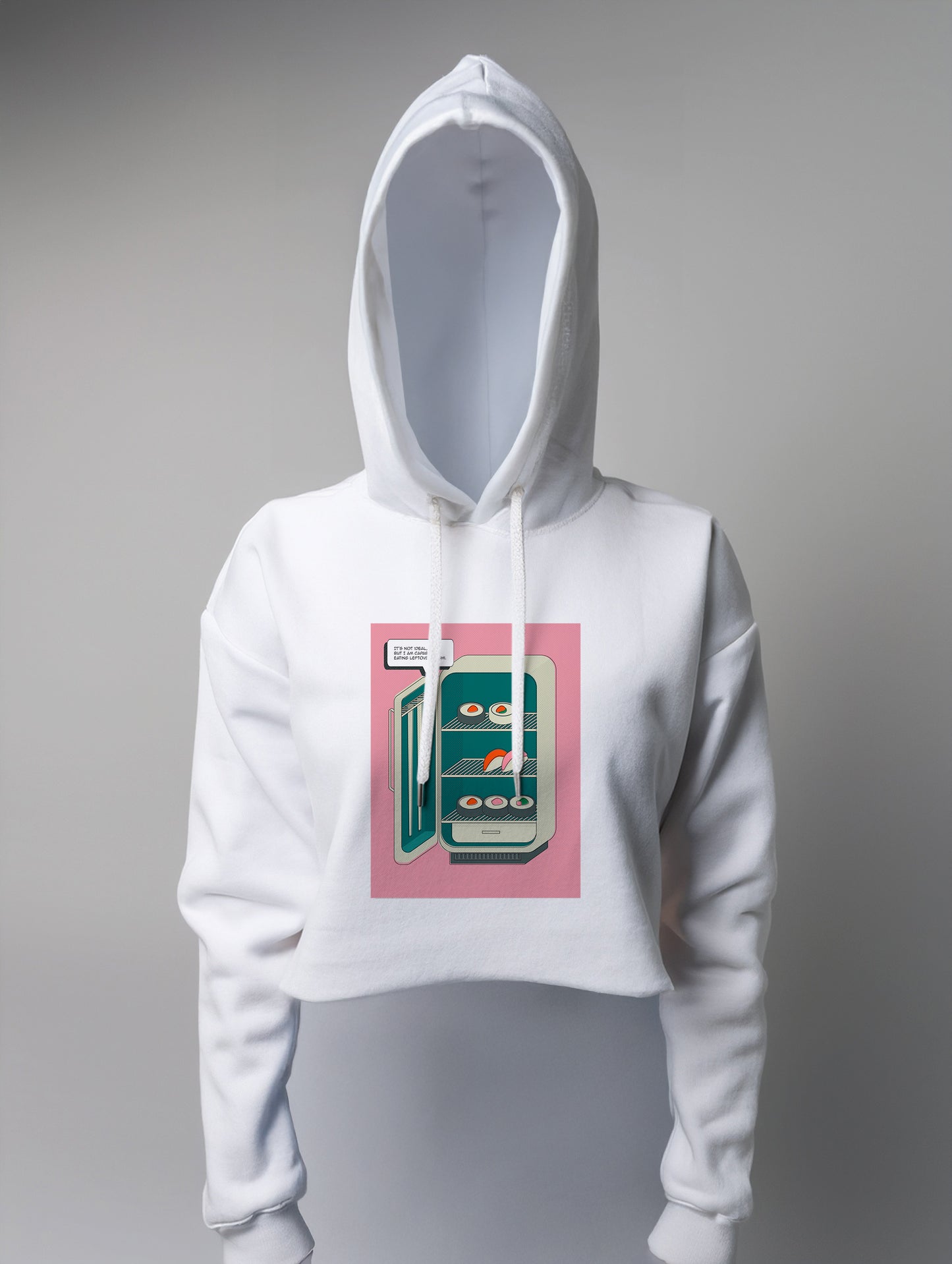 Leftover Sushi - Crop Hoodie