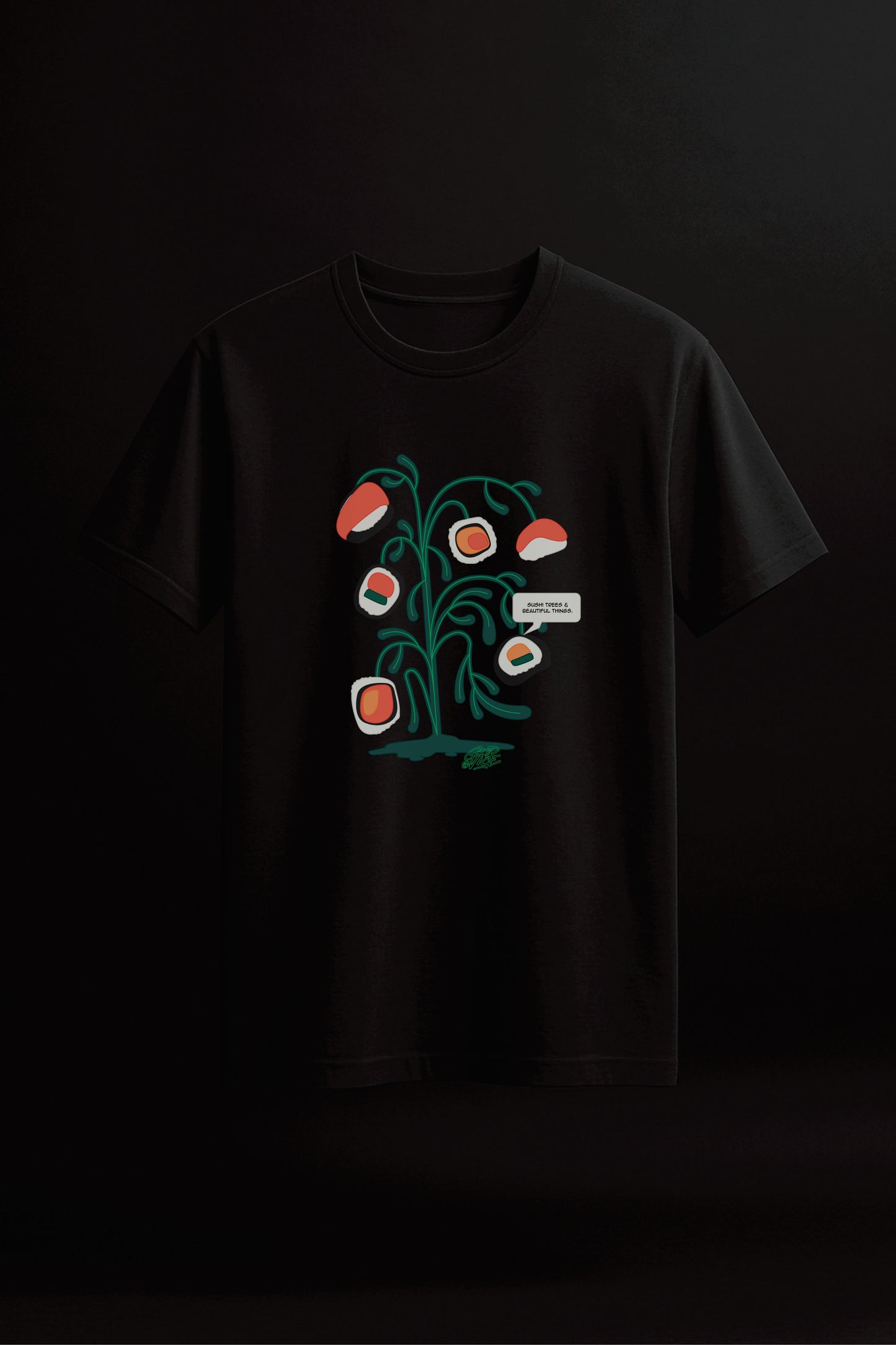 Oversized Tee — Sushi Tree