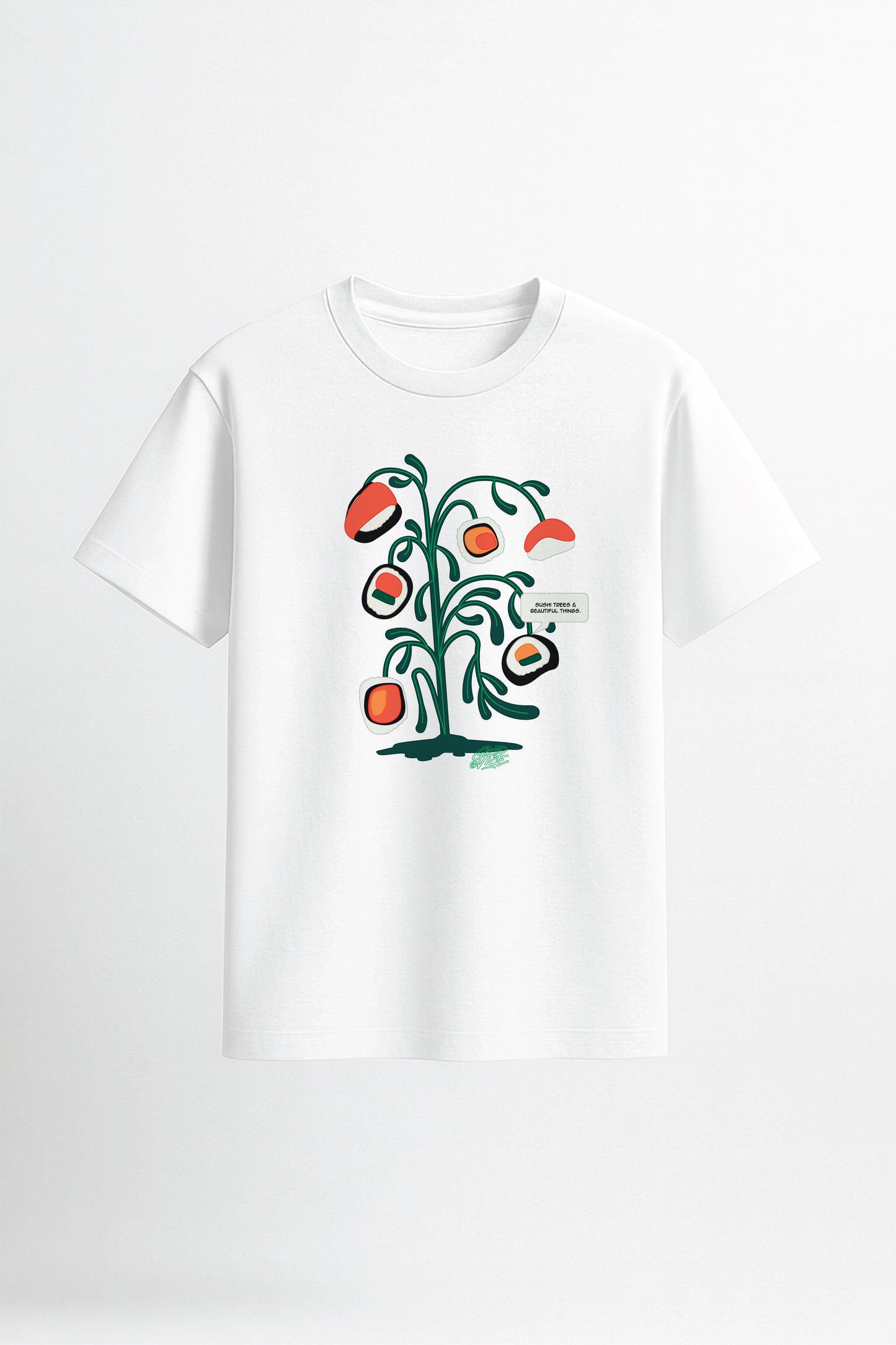Oversized Tee — Sushi Tree