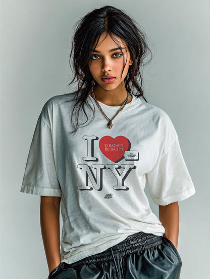 Sad in NY - Oversized Tee