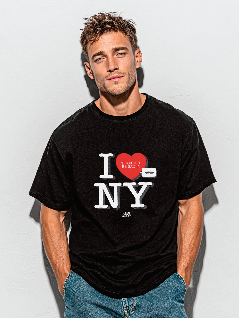 Sad in NY - Oversized Tee