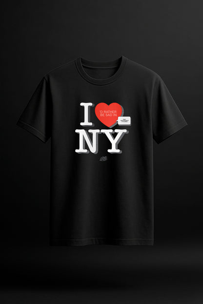Sad in NY - Oversized Tee
